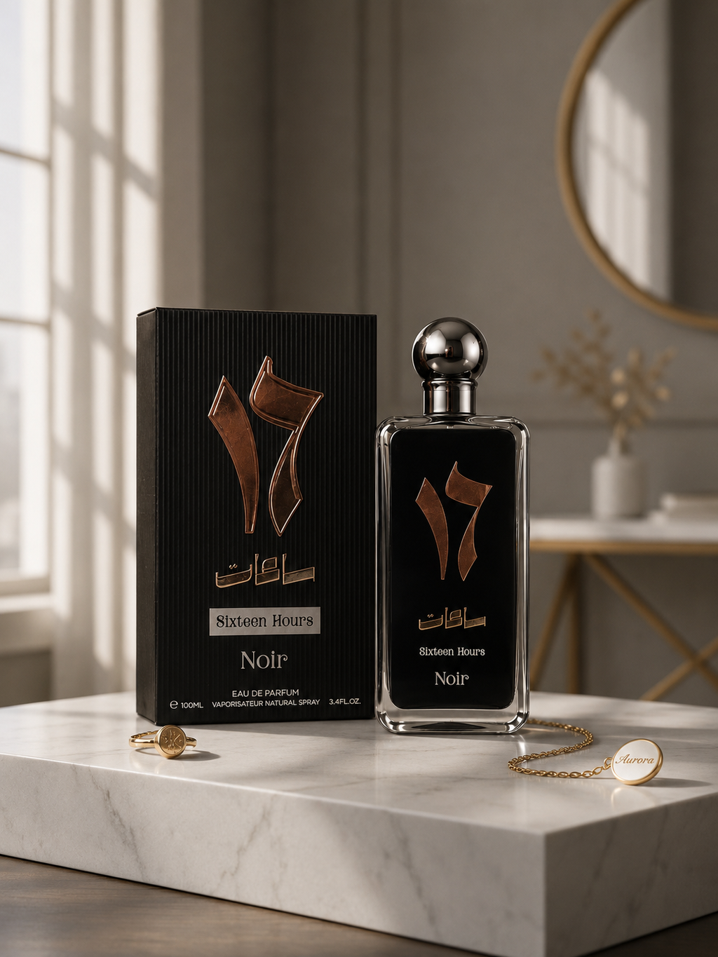 AFAQ Sixteen Hours Noir – Eau de Parfum 100 ml